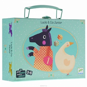 Комплект настольных игр - Людо и Ко (Djeco, 05226k)